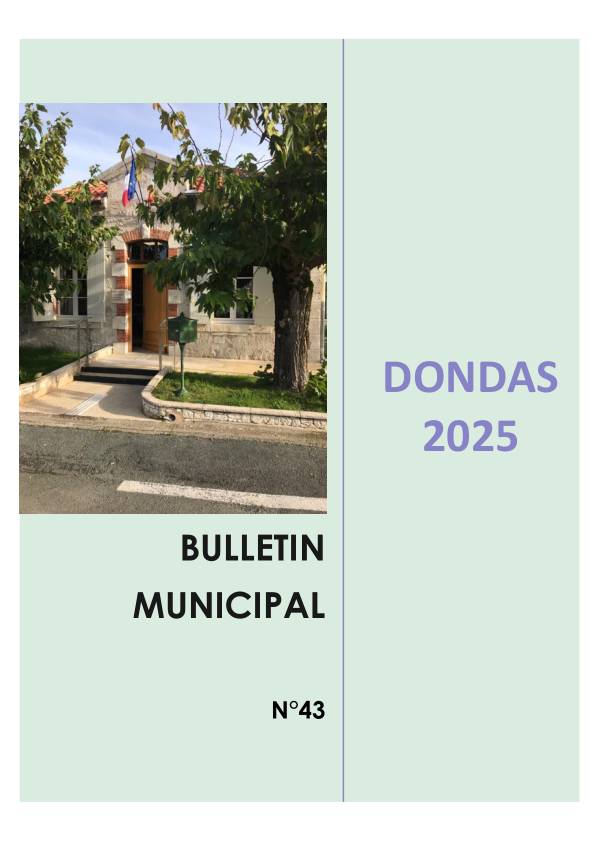 Bulletin municipal de l'année 2025