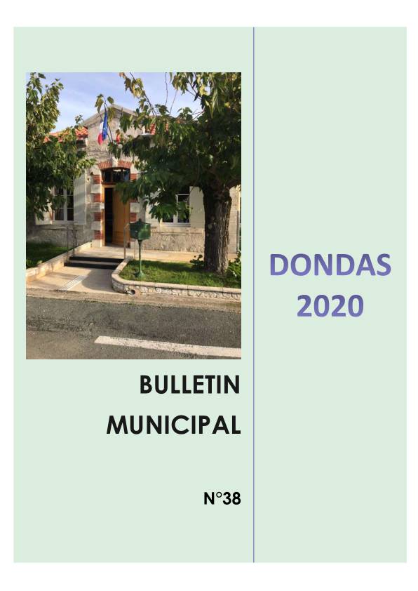 Bulletin municipal de l'année 2020