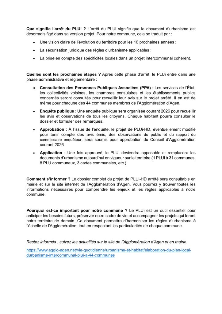 Le Plan local d’urbanisme intercommunal Habitat-Déplacements (PLUi-HD) de l’Agglomération d’Agen (2)