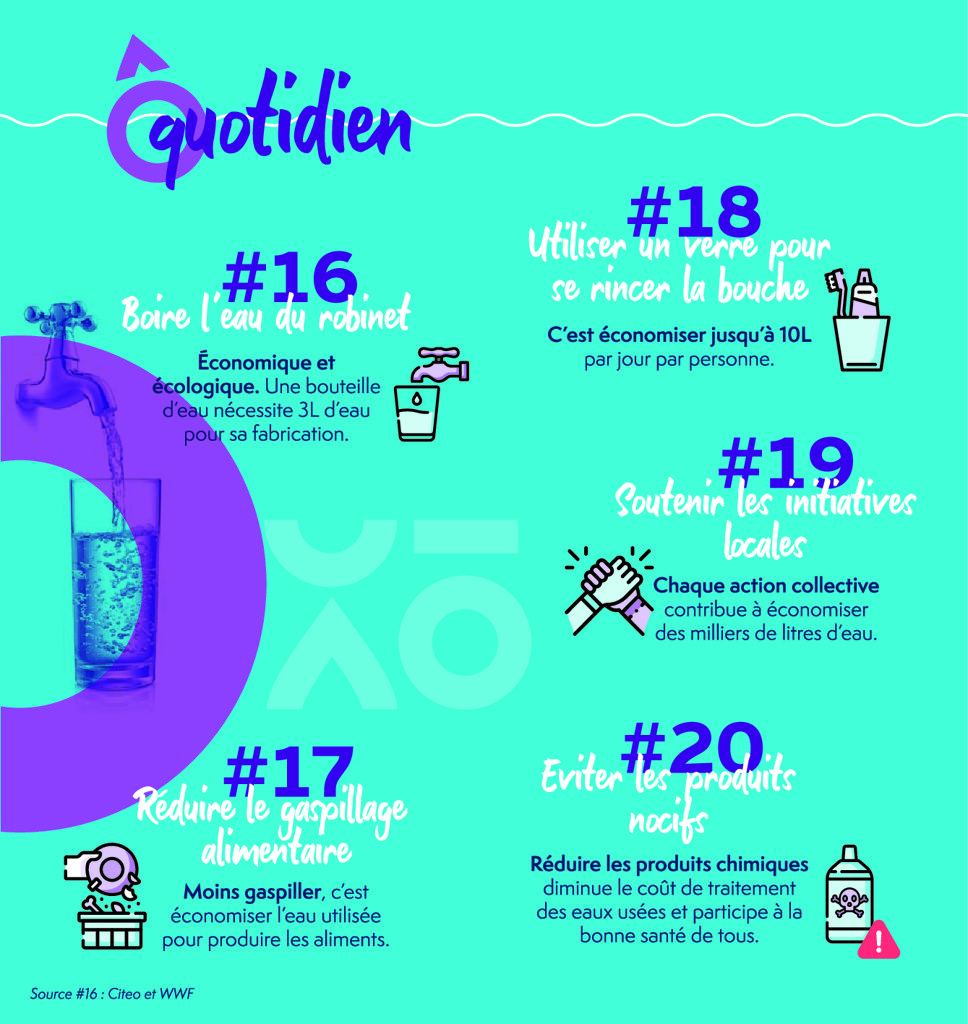 Eco gestes pour économiser l'eau 5