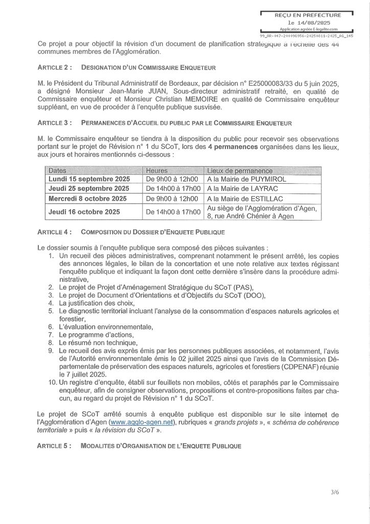 Réunions publiques SCoT Agglomération d'Agen P2