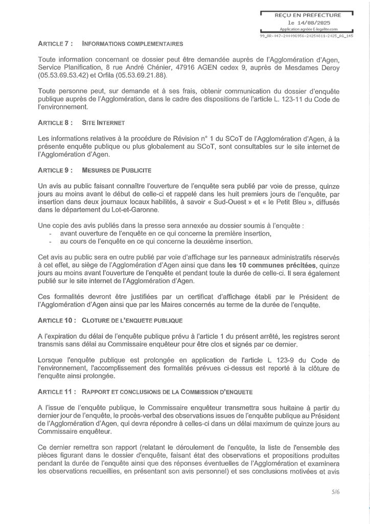 Réunions publiques SCoT Agglomération d'Agen P4