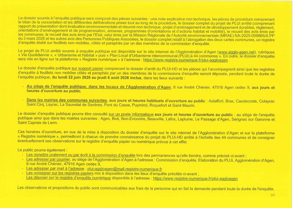 Avis enqu&ecirc;te PLUi 2026_1