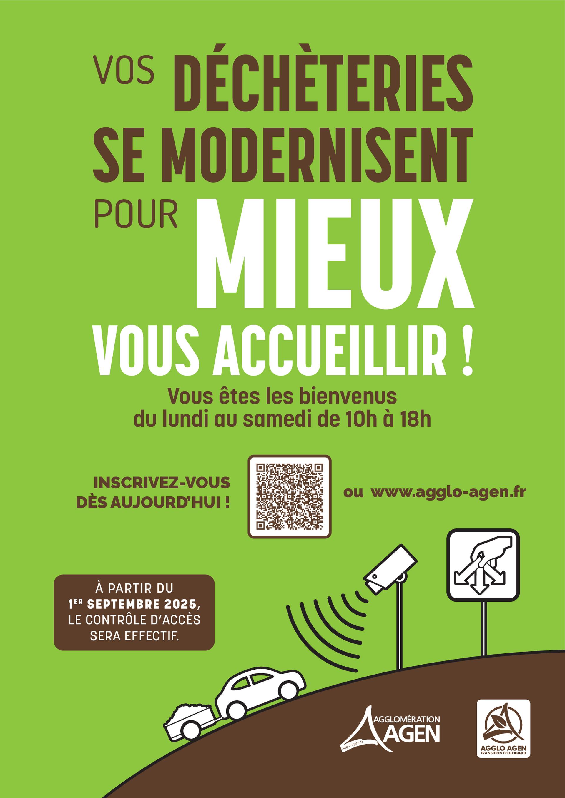 Nouveaux horaires et règlement accès déchèterie Dondas - Mairie de Dondas Nouveaux horaires et règlement accès déchèterie Dondas