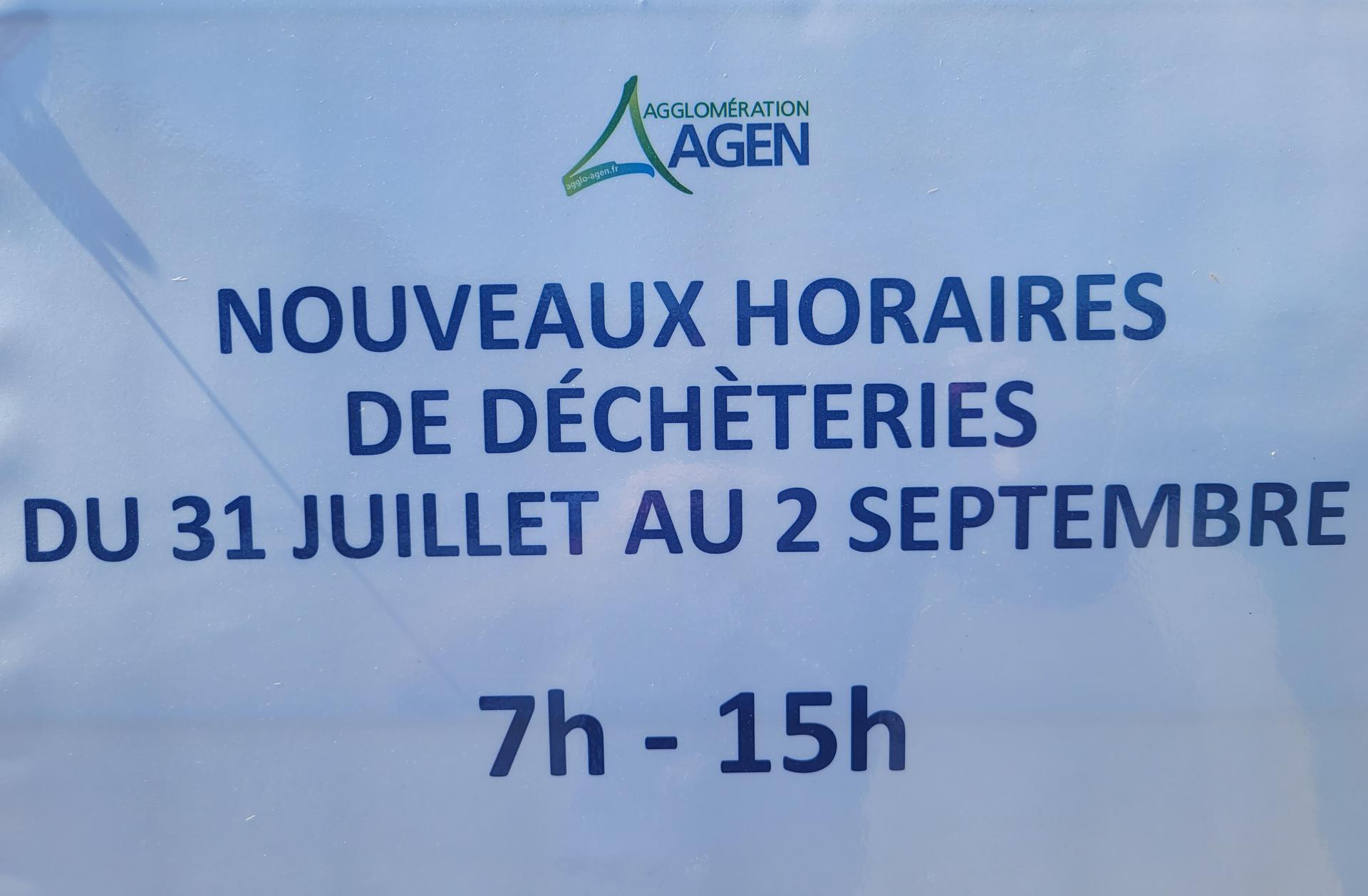 Horaires été déchèterie Dondas - Mairie de Dondas Horaires été déchèterie Dondas