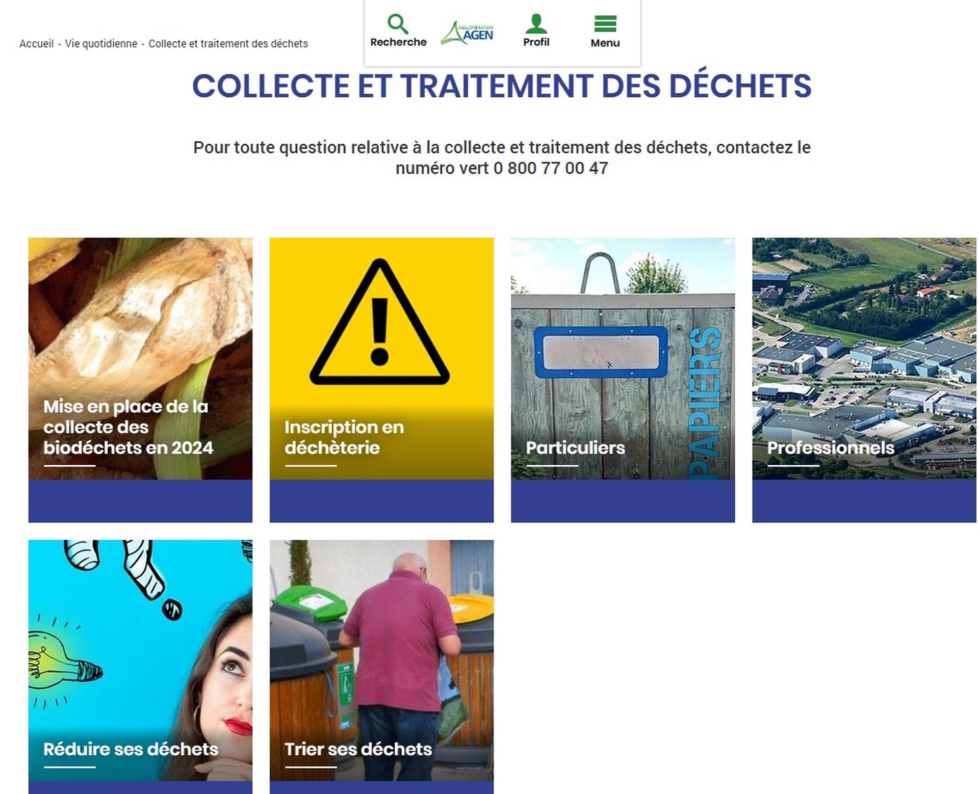Mes déchets, Agglomération d'Agen, zoom sur Dondas - Agglomération Agen Mes déchets Agglomération d'Agen pour Dondas