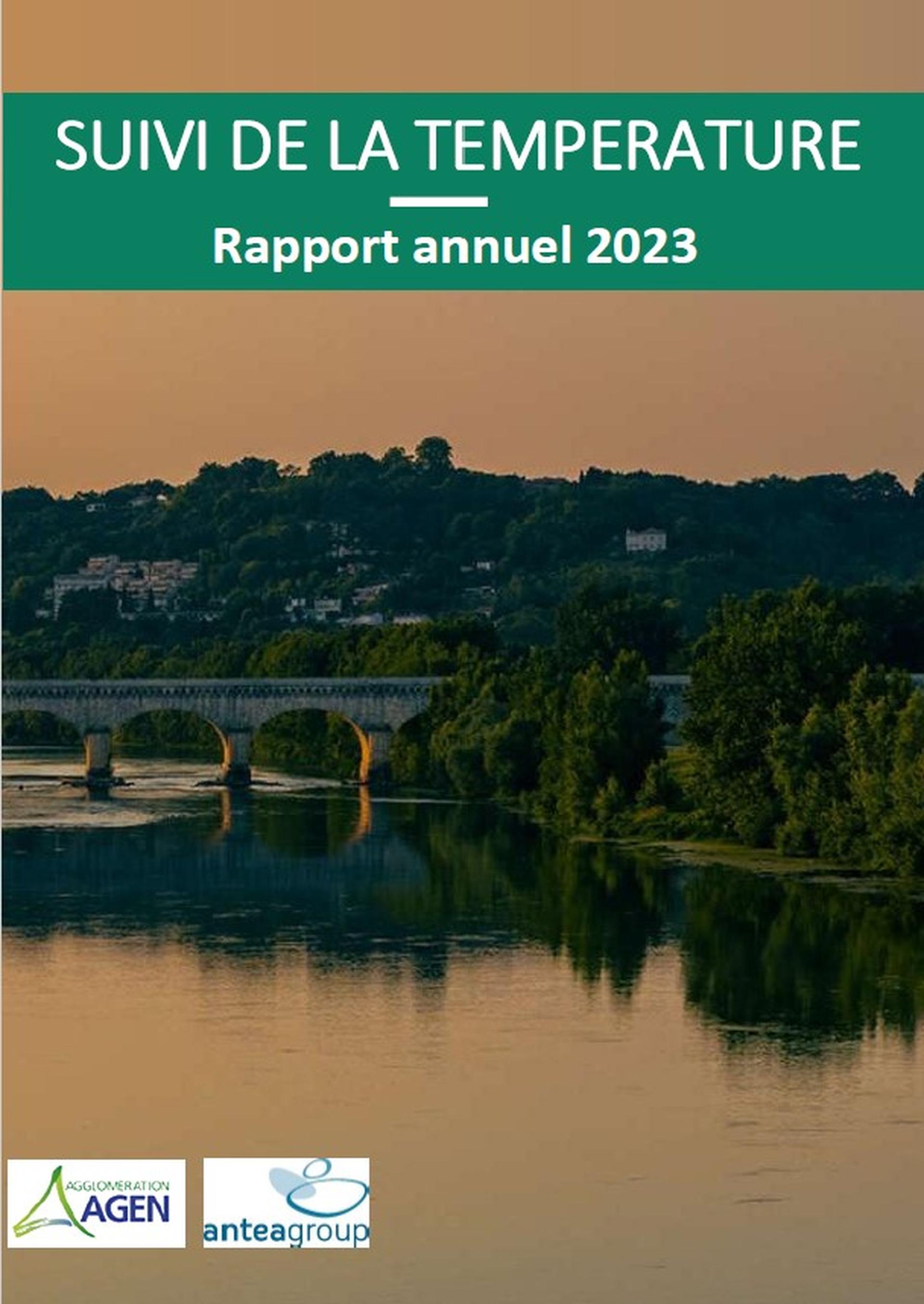 Suivi de la Température Rapport Annuel 2023 Agglomération d'Agen - Agglomération Agen Suivi de la Température Rapport Annuel 2023 Agglomération d'Agen